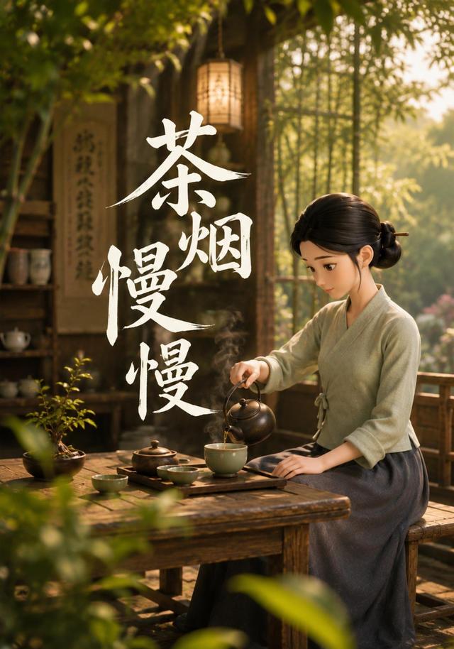 茶烟慢慢