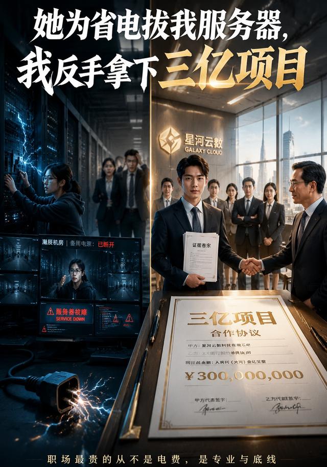 她为省电拔我服务器，我反手拿下三亿项目 cover