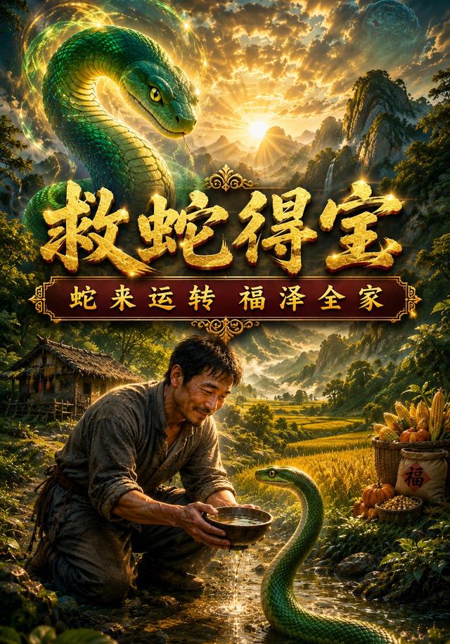 救蛇得宝
