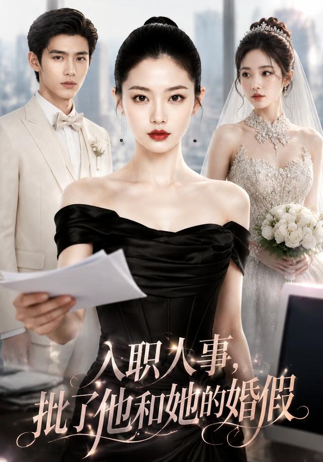 入职人事，批了他和她的婚假 cover