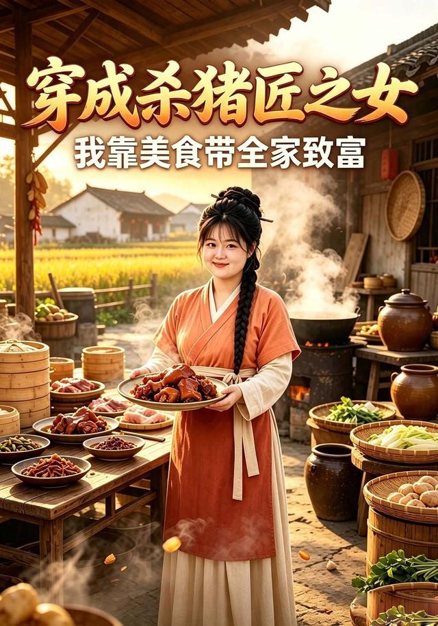 穿成杀猪匠之女，我靠美食带全家致富