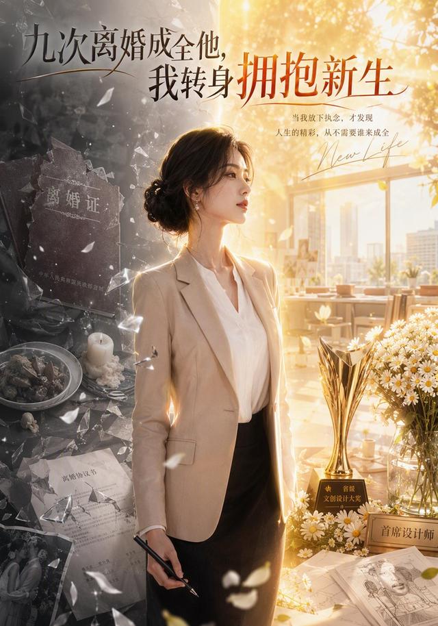 九次离婚成全他，我转身拥抱新生