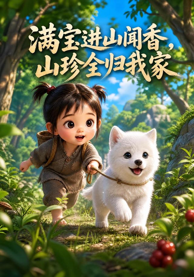 满宝进山闻香， 山珍全归我家