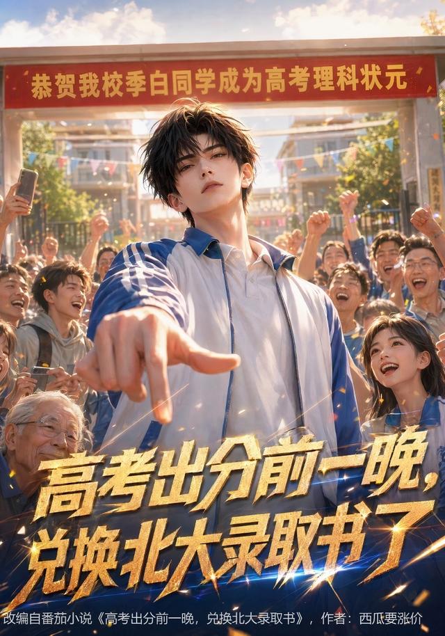 高考出分前一晚，兑换北大录取书了