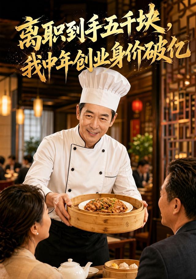 离职到手五千块，我中年创业身价破亿