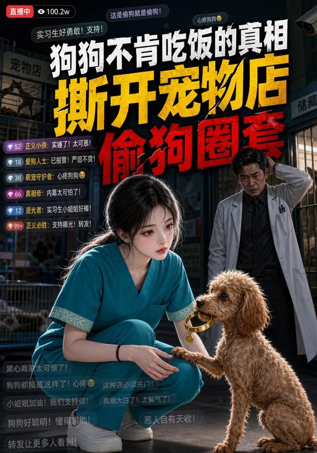 狗狗不肯吃饭的真相，撕开宠物店偷狗圈套 cover
