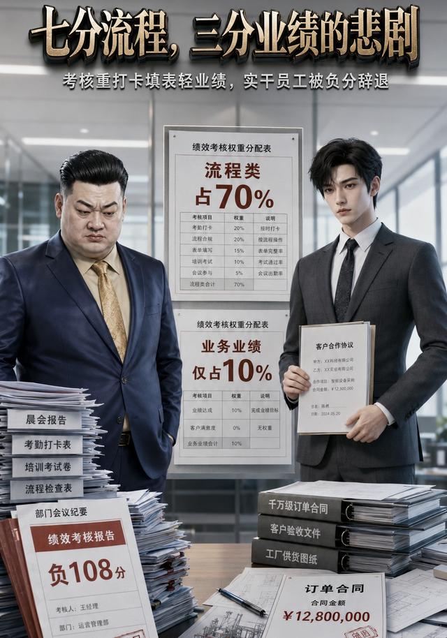 七分流程，三分业绩的悲剧