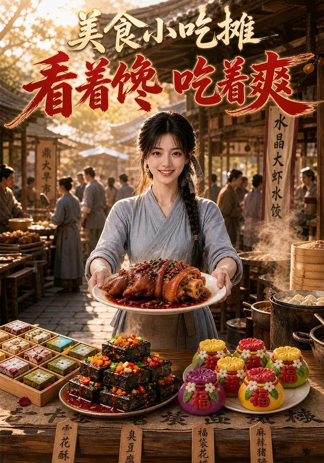 美食小吃摊看着馋吃着爽 cover
