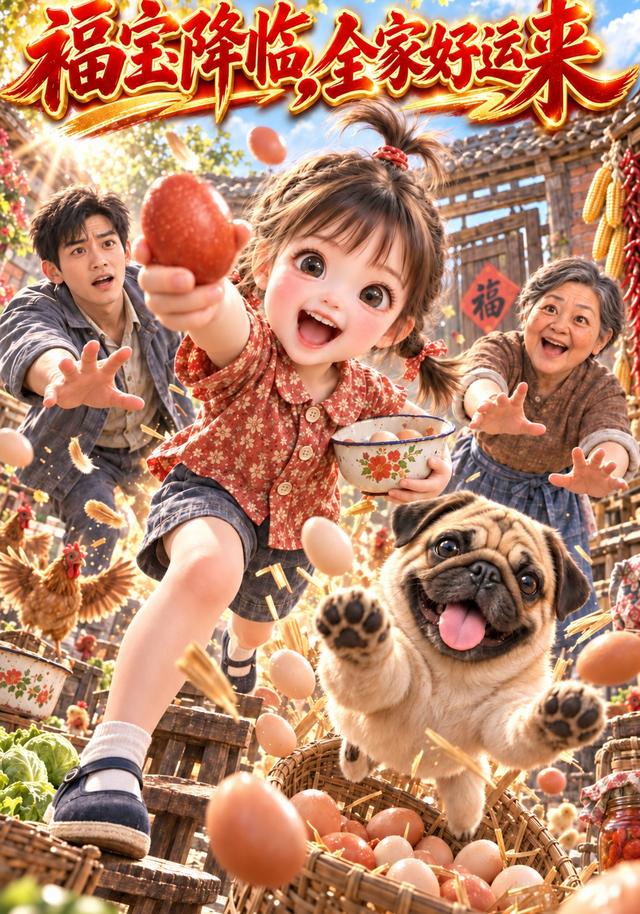 福宝降临，全家好运来