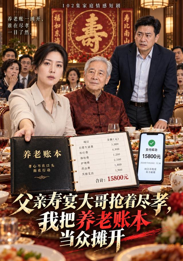 父亲寿宴大哥抢着尽孝我把养老账本当众摊开 cover