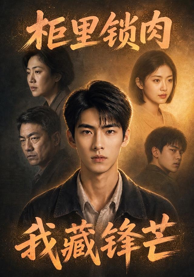 《柜里锁肉，我藏锋芒》作品海报