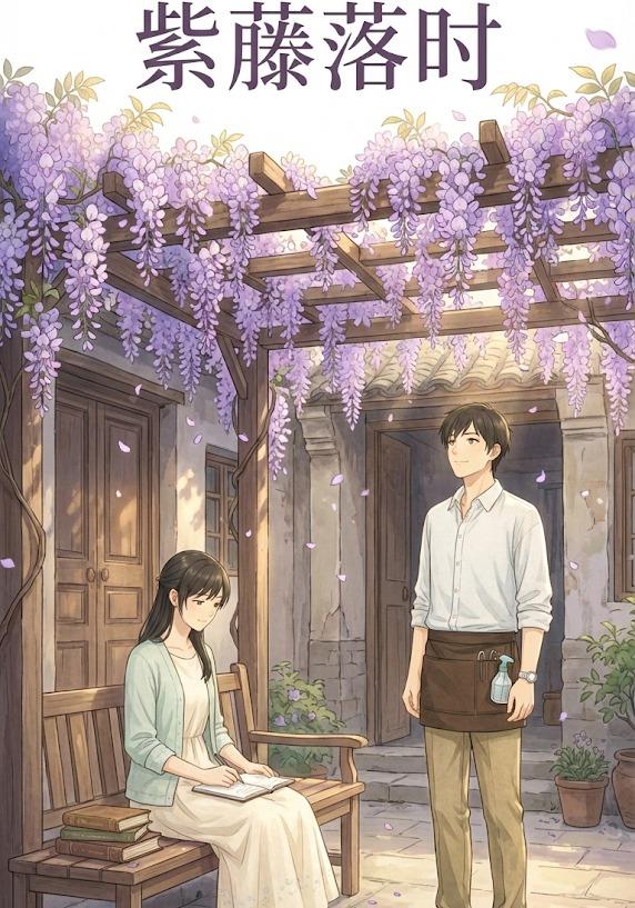 紫藤落时封面图