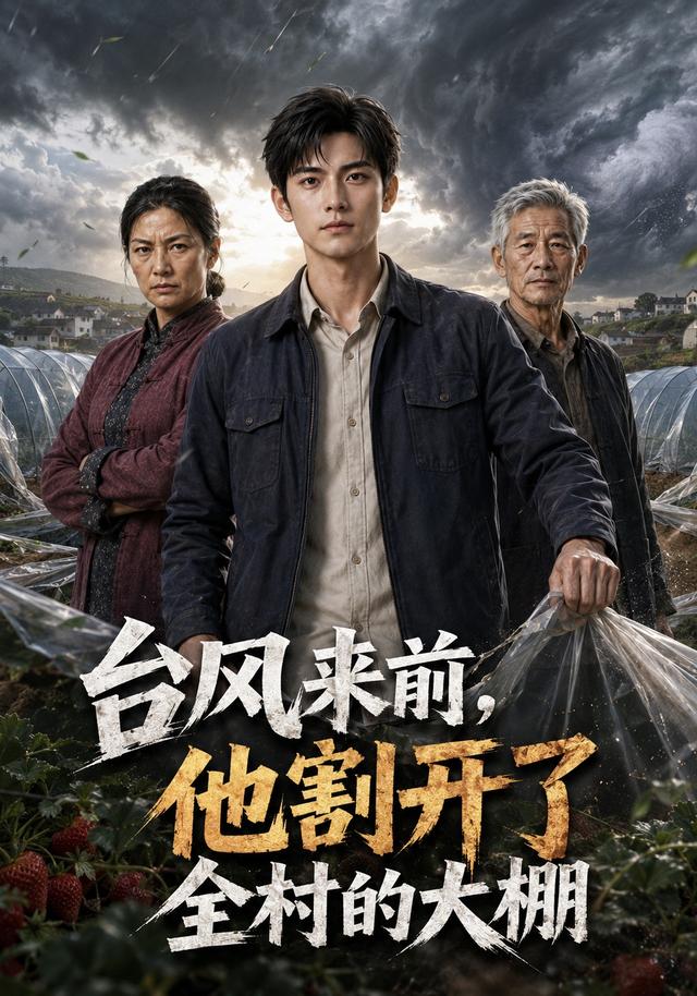 台风来前，他割开了全村的大棚 cover