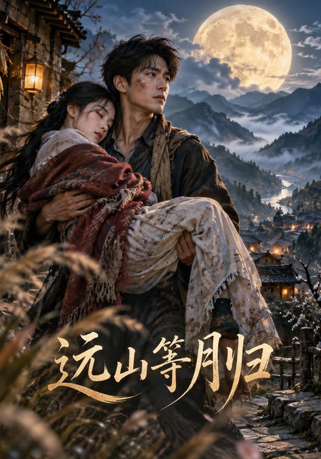 远山等月归
