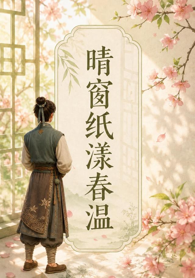 晴窗纸漾春温