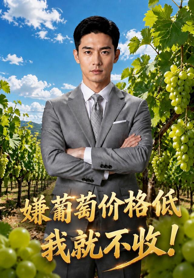 嫌葡萄价格低，我就不收！