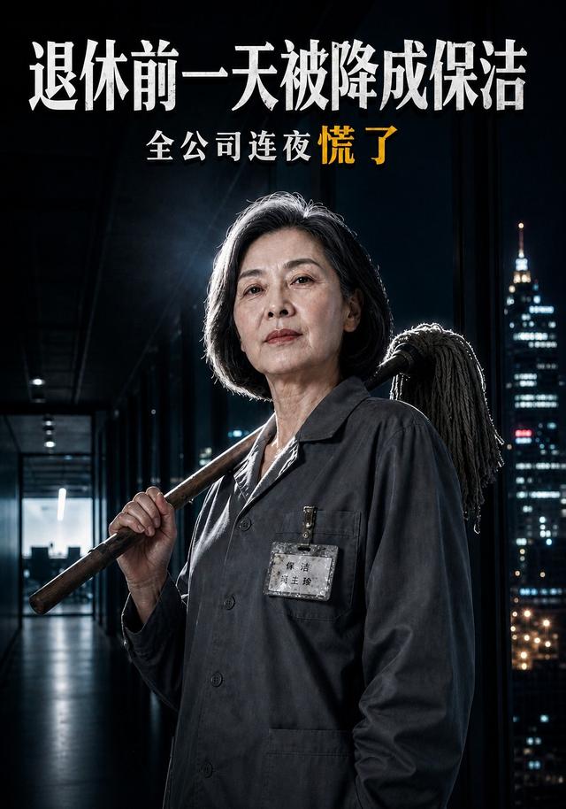 退休前一天被降成保洁，全公司连夜慌了