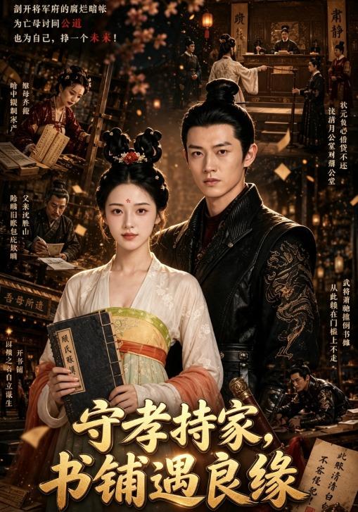 守孝持家，书铺遇良缘 cover