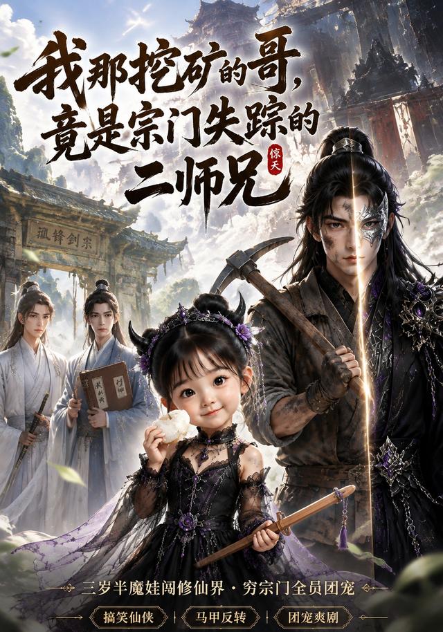 我那挖矿的哥，竟是宗门失踪的二师兄