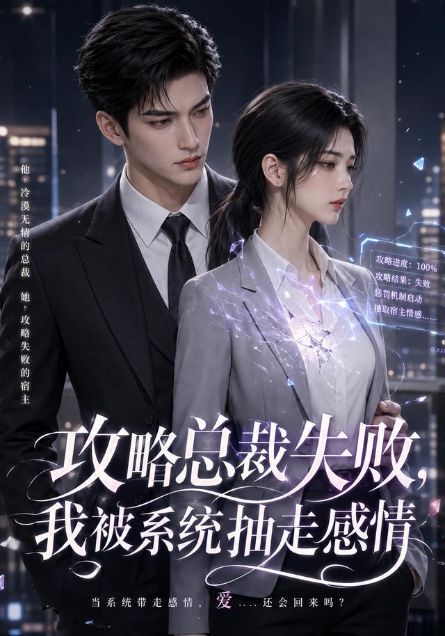 攻略总裁失败，我被系统抽走感情 cover