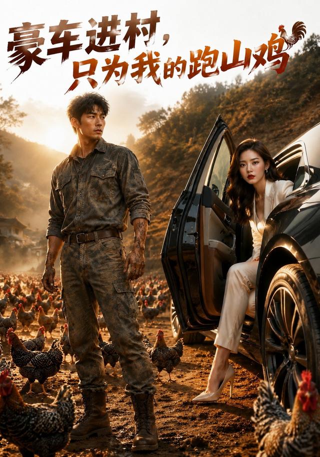 豪车进村，只为我的跑山鸡