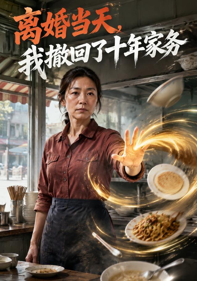 离婚当天，我撤回了十年家务