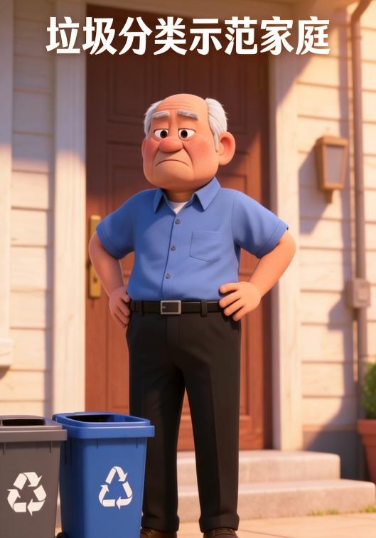 垃圾分类示范家庭封面图