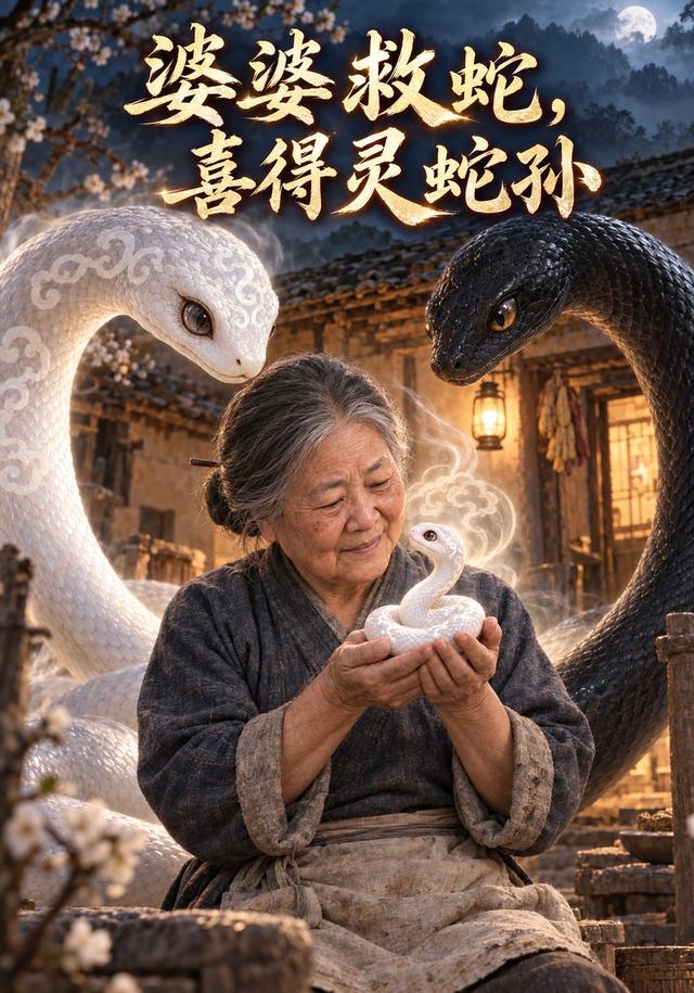 婆婆救蛇，喜得灵蛇孙 cover