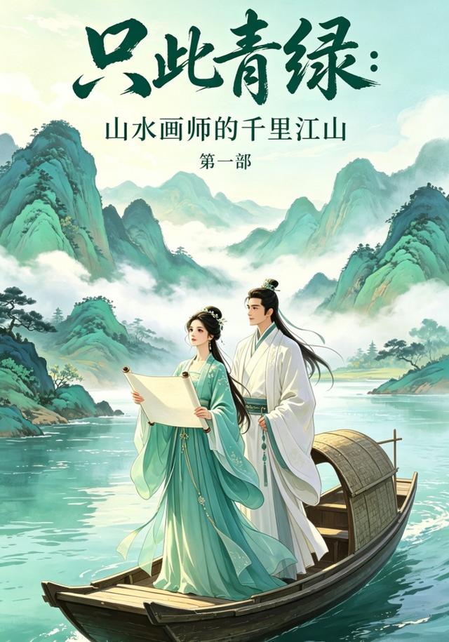 只此青绿：山水画师的千里江山第一部 cover
