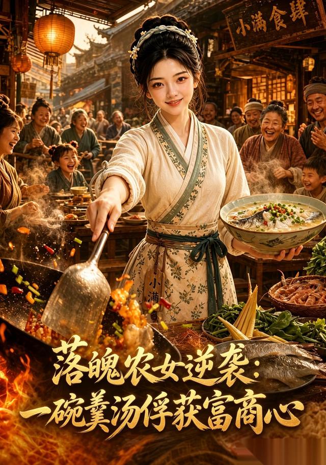 落魄农女逆袭：一碗羹汤俘获富商心 cover