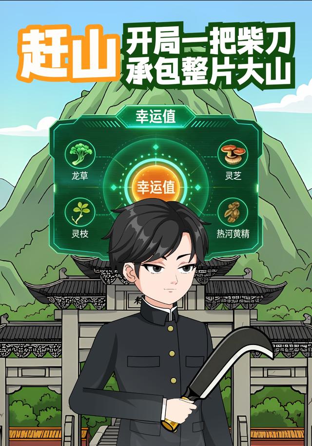 赶山，开局一把柴刀承包整片大山封面图