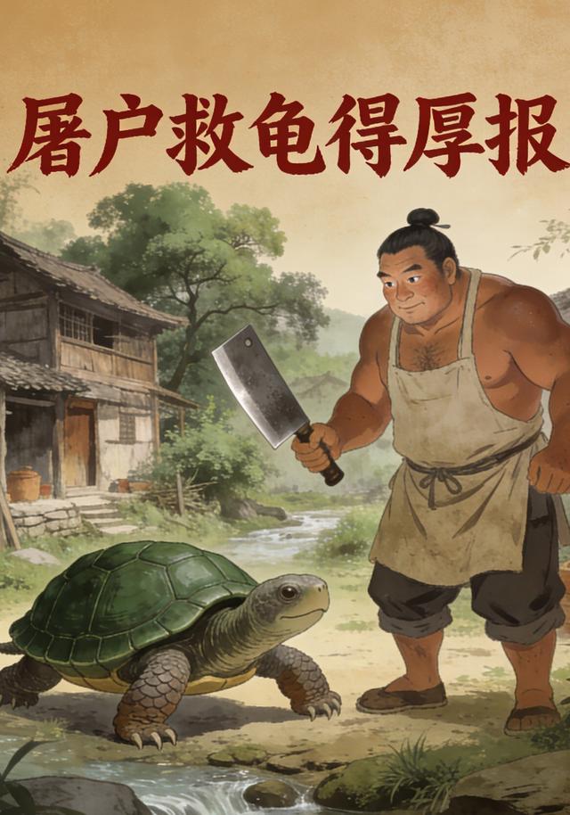 屠户救龟得厚报封面图