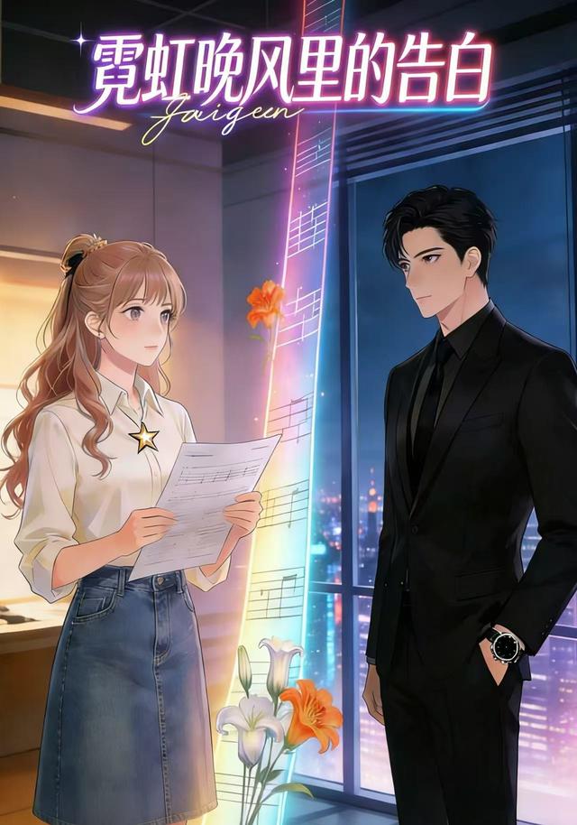 霓虹晚风里的告白