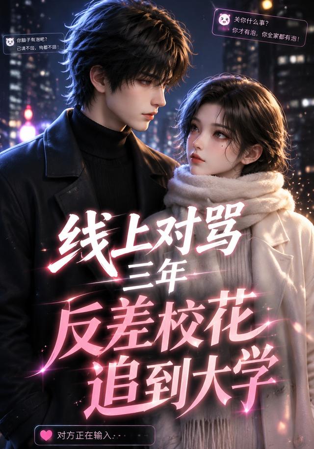 线上对骂三年，反差校花追到大学