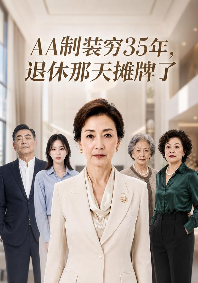AA制装穷35年，退休那天摊牌了