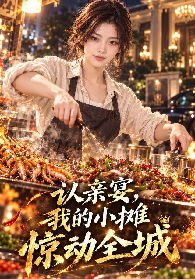 《认亲宴，我的小摊惊动全城》作品海报