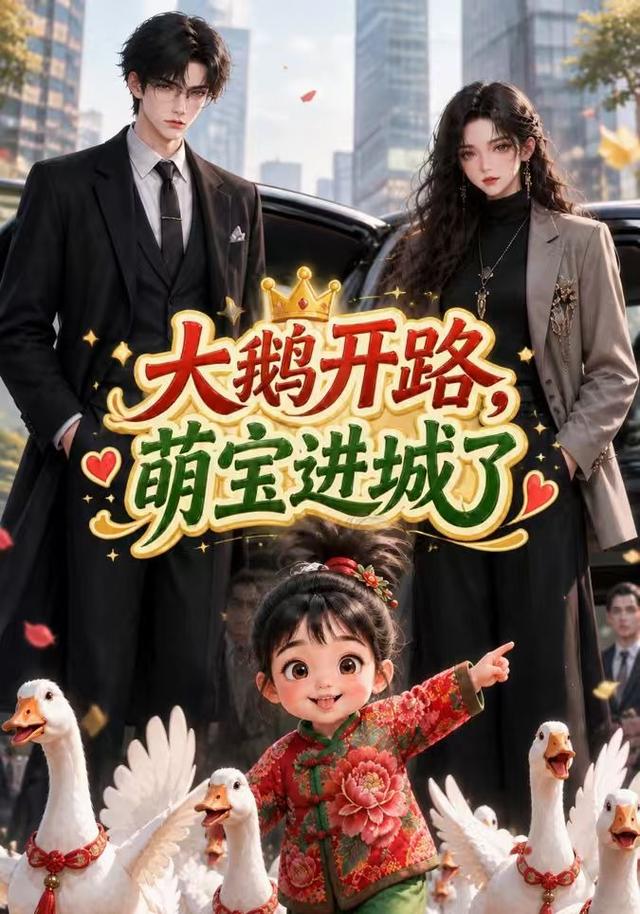 大鹅开路，萌宝进城了