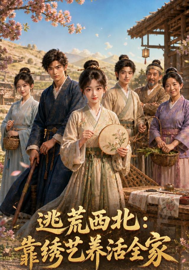 逃荒西北，靠绣艺养活全家 cover