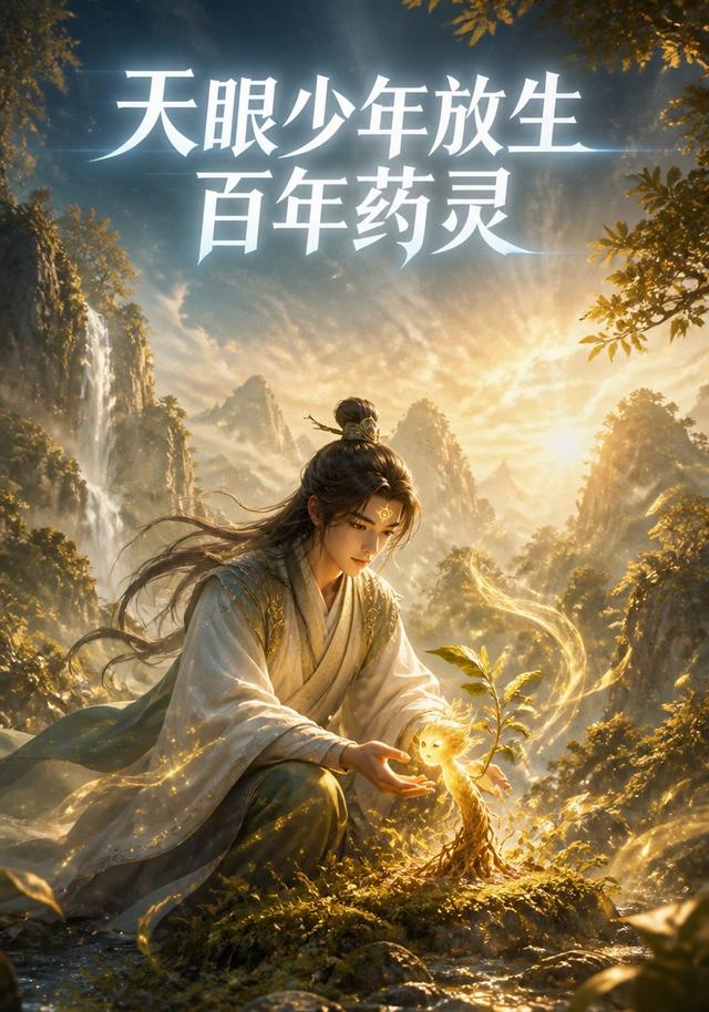 天眼少年放生百年药灵