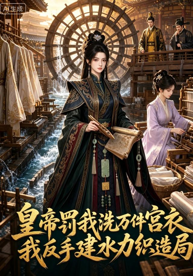 皇帝罚我洗万件宫衣，我反手建水力织造局 cover
