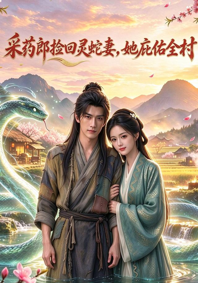 采药郎捡回灵蛇妻，她庇佑全村