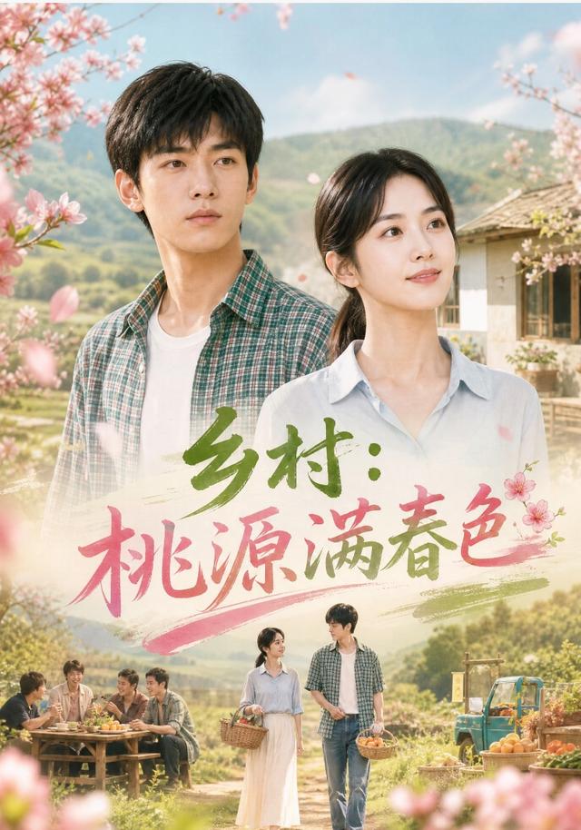乡村：桃源满春色