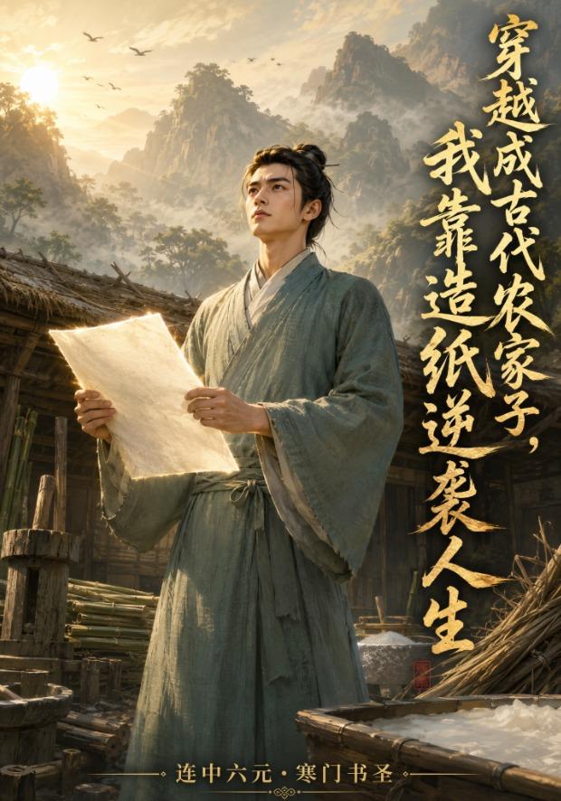 穿越成古代农家子，我靠造纸逆袭人生 cover