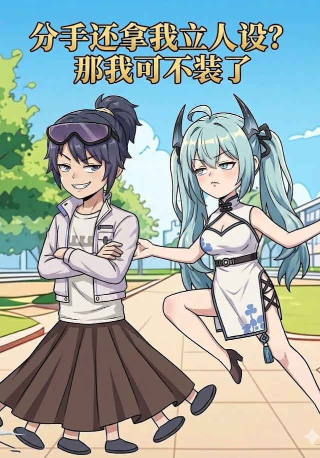 分手还拿我立人设？那我可不装了
