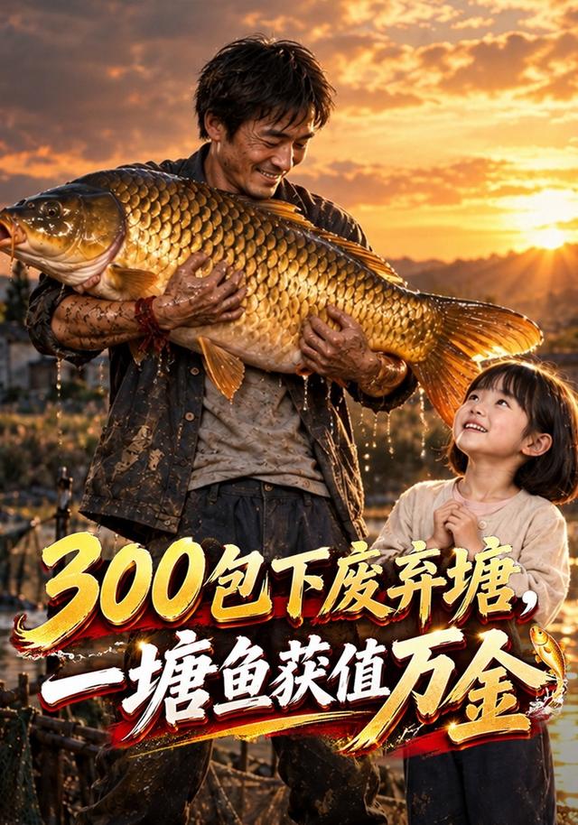 300包下废弃塘，一塘鱼获值万金