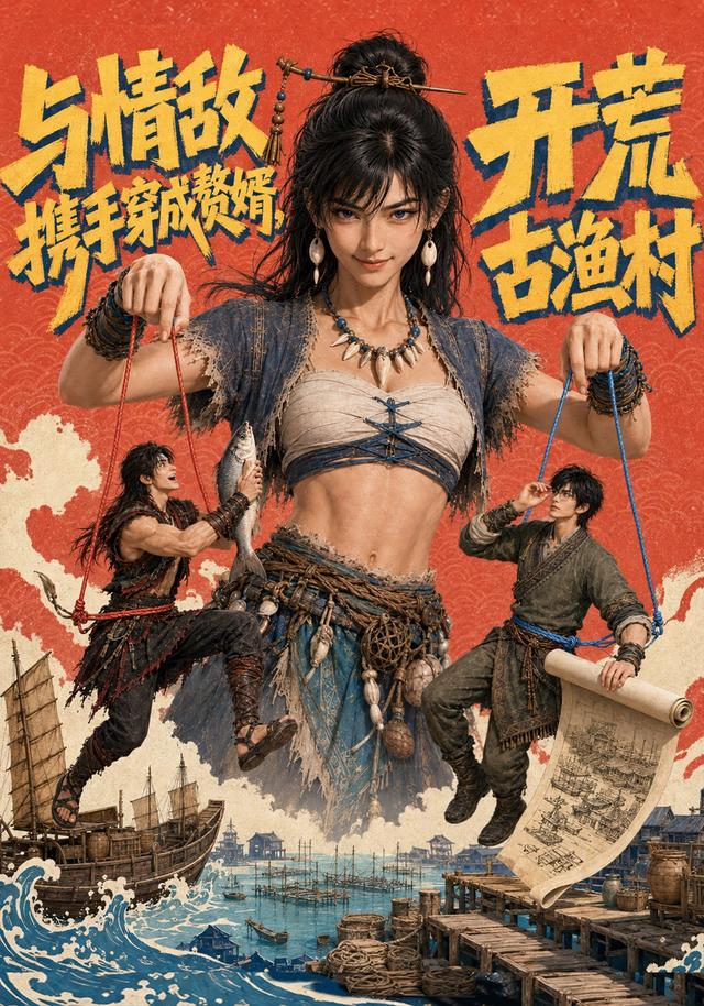 与情敌携手穿成赘婿，开荒古渔村 cover