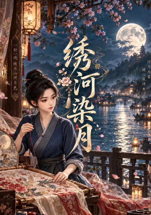 绣河染月 cover