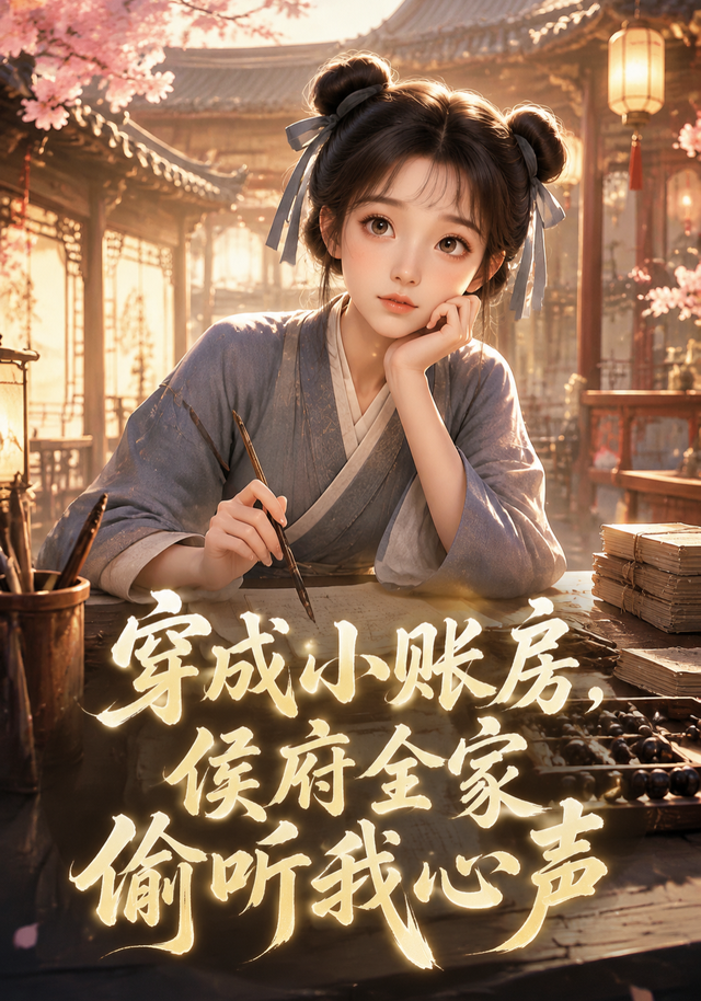 穿成小账房，侯府全家偷听我心声 cover