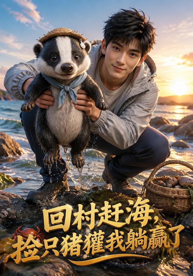 回村赶海，捡只猪獾我躺赢了 cover