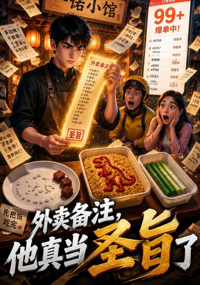 外卖备注，他真当圣旨了